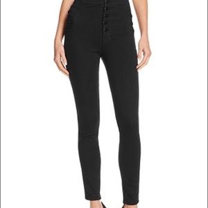 J Brand Natasha Seriously Black Jeans, Size 29 Retail $300